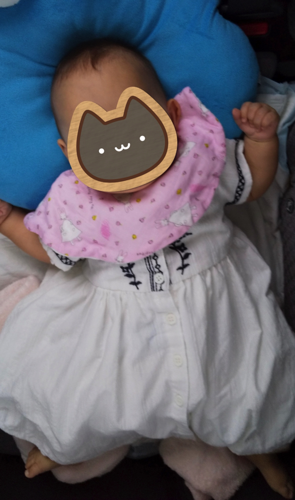 大きめのワンピースでお出かけ
